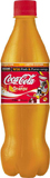 Coca-cola with orange