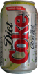 Diet coke with citrus zest