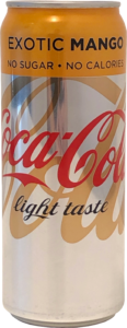 Coca-cola light exotic mango